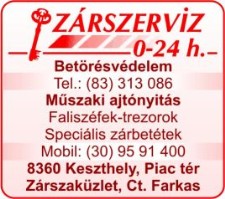 Farkas Zárszerviz Keszthely